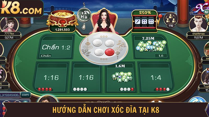 Cách tham gia xóc đĩa cơ bản tại K8